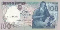 Portogallo 100 Escudos - Manuel Barbosa Du Bocage - 24-02-1981 - Serial AJC