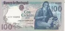 Portogallo 100 Escudos - Manuel Barbosa Du Bocage - 24-02-1981 - Serial AJC