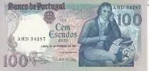 Portogallo 100 Escudos - Manuel Barbosa Du Bocage - 24-02-1981 - Serial AMD