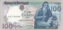 Portogallo 100 Escudos - Manuel Barbosa Du Bocage - 24-02-1981 - Serial AZJ