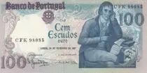 Portogallo 100 Escudos - Manuel Barbosa Du Bocage - 24-02-1981 - Serial CFK