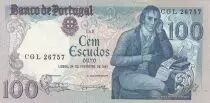 Portogallo 100 Escudos - Manuel Barbosa Du Bocage - 24-02-1981 - Serial CGL