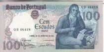 Portogallo 100 Escudos - Manuel Barbosa Du Bocage - 24-02-1981 - Serial QB