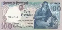 Portogallo 100 Escudos - Manuel Barbosa Du Bocage - 24-02-1981 - Serial SB