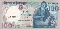 Portogallo 100 Escudos - Manuel Barbosa Du Bocage - 24-02-1981 - Serial SB