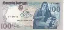 Portogallo 100 Escudos - Manuel Barbosa Du Bocage - 24-02-1981 - Serial TV
