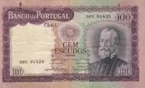 Portogallo 100 Escudos - Pedro Nunes - 19-09-1961 - Serial BFC