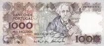 Portogallo 1000 Escudos - Teofilo Braga - 1993  - AU - P.181j