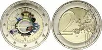 Portogallo 2 Euros - 10 years of the Euro - Colorised - 2012