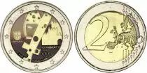 Portogallo 2 Euros - Guimaraes - Colorised - 2012
