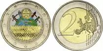 Portogallo 2 Euros - Human Rights - Colorised - 2008