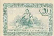Portogallo 20 Centavos - Arcos de Valderez - Hospital de S. Jos&eacute; - 1917