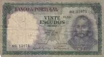 Portogallo 20 Escudos - Antonio L. De Menezes - 1960 - Serial HG