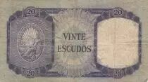 Portogallo 20 Escudos - Antonio L. De Menezes - 1960 - Serial HG