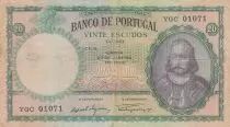 Portogallo 20 Escudos - Antonio luiz de Menezes - Serial YGC - 1959