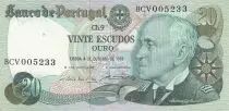 Portogallo 20 Escudos - Gago Coutinho - 04-10-1978 - Serial BCV