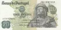 Portogallo 20 Escudos - Garcia de Orta - 27-07-1971 - Serial ACB