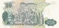 Portogallo 20 Escudos - Garcia de Orta - 27-07-1971 - Serial AFR