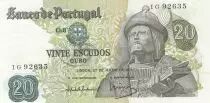 Portogallo 20 Escudos - Garcia de Orta - 27-07-1971 - Serial IG