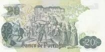 Portogallo 20 Escudos - Garcia de Orta - 27-07-1971 - Serial IG