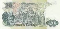 Portogallo 20 Escudos - Garcia de Orta - 27-07-1971 - Serial IJ