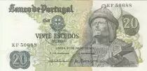 Portogallo 20 Escudos - Garcia de Orta - 27-07-1971 - Serial KF