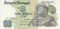 Portogallo 20 Escudos - Garcia de Orta - 27-07-1971 - Serial KX