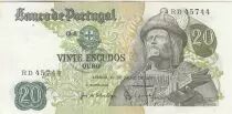 Portogallo 20 Escudos - Garcia de Orta - 27-07-1971 - Serial RD