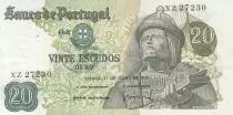Portogallo 20 Escudos - Garcia de Orta - 27-07-1971 - Serial XZ