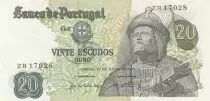 Portogallo 20 Escudos - Garcia de Orta - 27-07-1971 - Serial ZB