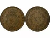 Portogallo 20 R&eacute;is - Portugal - Maria II - 1847 Lisbon