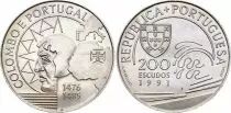 Portogallo 200 Escudos - Christophe Colomb - 1991
