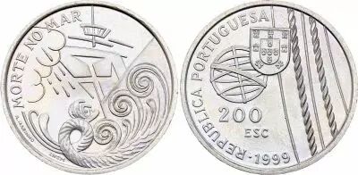 Portogallo 200 Escudos - Death at sea - 1999