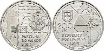 Portogallo 200 Escudos - World division - 1994