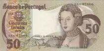 Portogallo 50 Escudos - Infante D. Maria - 01-02-1980 - Serial AKV