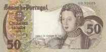 Portogallo 50 Escudos - Infante D. Maria - 01-02-1980 - Serial QB
