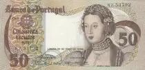 Portogallo 50 Escudos - Infante D. Maria - 25-08-1968 - Serial KZ