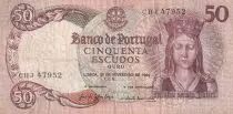 Portogallo 50 Escudos - Queen Isabella - 28-02-1964 -Various series and signatures