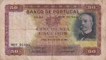 Portogallo 50 Escudos Ramalho Ortigao - 31.10.1944