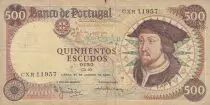 Portogallo 500 Escudos - D. Joao II - 25-01-1966 - Serial CXR