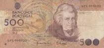 Portogallo 500 Escudos - Mouzinho Da Silveira - 04-08-1985  - Various serial