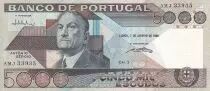Portogallo 5000 Escudos - Antonio Sergio - 07-01-1986 - Serial AMJ - P.182e