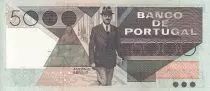 Portogallo 5000 Escudos - Antonio Sergio - 07-01-1986 - Serial AMJ - P.182e