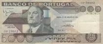 Portogallo 5000 Escudos - Antonio Sergio de Sousa - S&eacute;rie OP - 1985