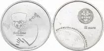 Portogallo 8 Euros - Euro de Football  2004 - 2003 -Argent