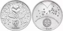 Portogallo 8 Euros - Euro de Football  2004 - 2003 -Argent