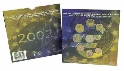 Portogallo EURO Coin Set - 1 Cent to 2 Euros - 2002