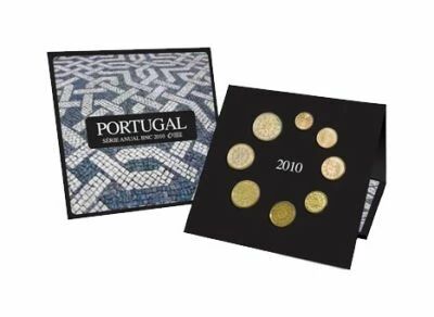 Portogallo EURO Coin Set - 1 Cent to 2 Euros - 2010
