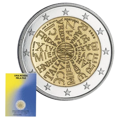 Portogallo Peace - 2 euros Comm�mo. Proof 2023