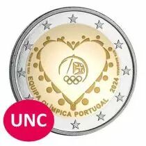 Portogallo Portugal at the Olympic Games Paris 2024 - 2 euros comm&eacute;mo. UNC 2024